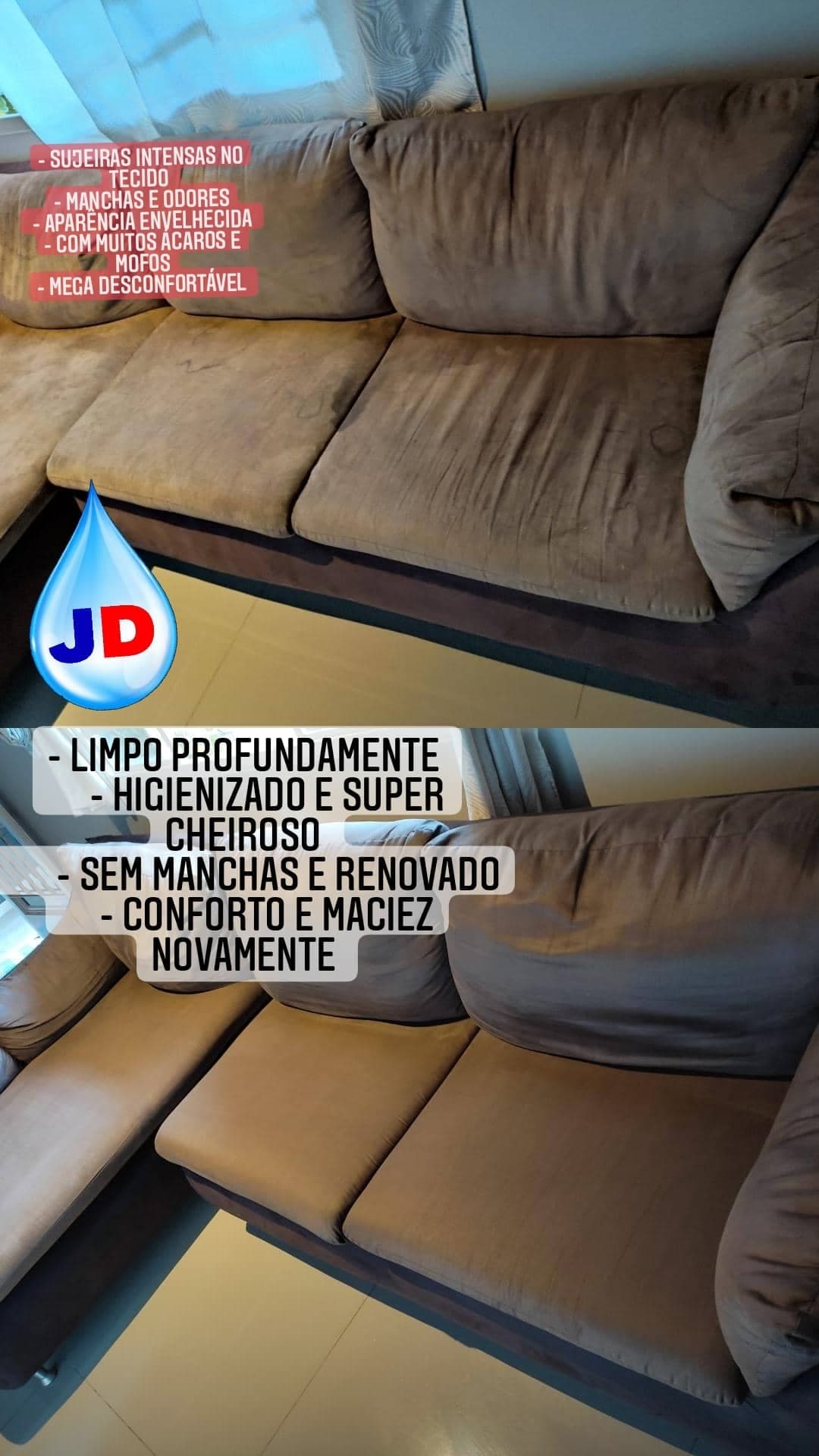 JD Higienizações Limpeza de Sofá e ar condicionado - foto 10