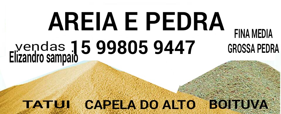 areia e pedra sampaio